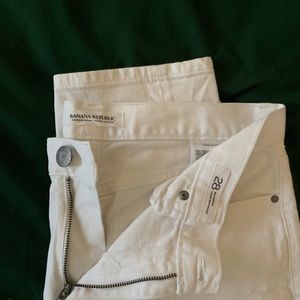 White Banana Republic Boyfriend Jeans